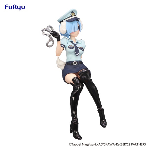 FURYU Corporation Re:ZERO -Starting Life in Another World-　Noodle Stopper Figure -Rem Police Officer Cap with Dog Ears-