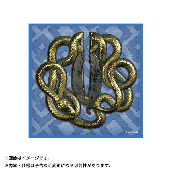 CAPCOM rubber coaster Tsuba Guard: Toda's Snare | 4976219131254