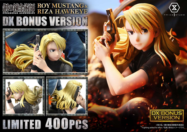 Prime 1 Studio Concept Masterline Fullmetal Alchemist Roy Mustang & Riza Hawkeye DX Bonus Version | 4580708049595