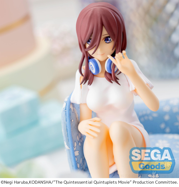 SEGA The Quintessential Quintuplets Movie PM Perching Figure Miku Nakano