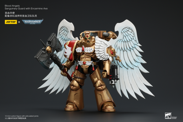 Joy Toy Blood Angels Sanguinary Guard with Encarmine Axe(6973130376250)(6973130376250)