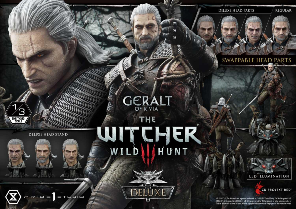 Prime 1 Studio Museum Masterline The Witcher 3: Wild Hunt Geralt of Rivia Deluxe Version | 4582535945620