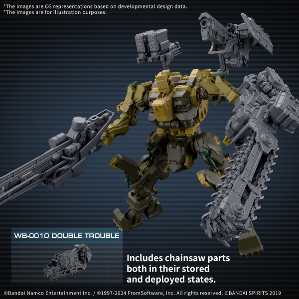 30MM ARMORED CORE Ⅵ FIRES OF RUBICON RaD CC-3000 WRECKER MILK TOOTH | 4573102685759