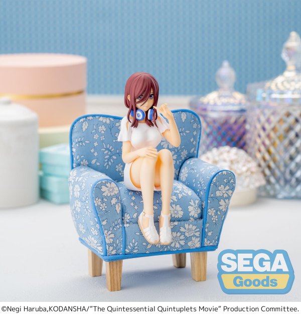 SEGA The Quintessential Quintuplets Movie PM Perching Figure Miku Nakano