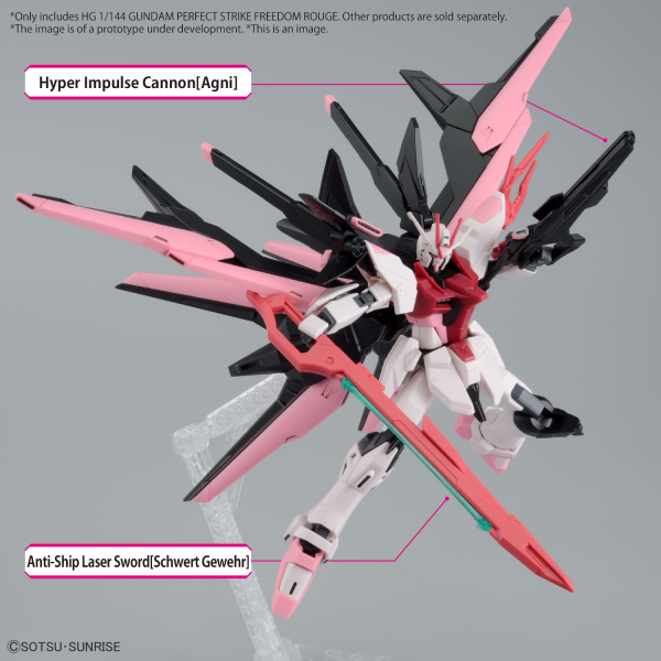 BANDAI Hobby HG 1/144 GUNDAM PERFECT STRIKE FREEDOM ROUGE(4573102662736)(4573102662736)