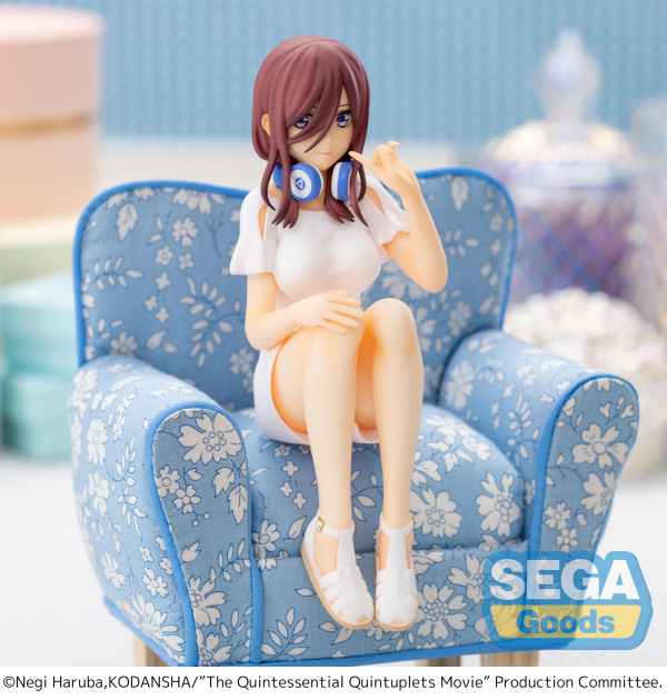 SEGA The Quintessential Quintuplets Movie PM Perching Figure Miku Nakano