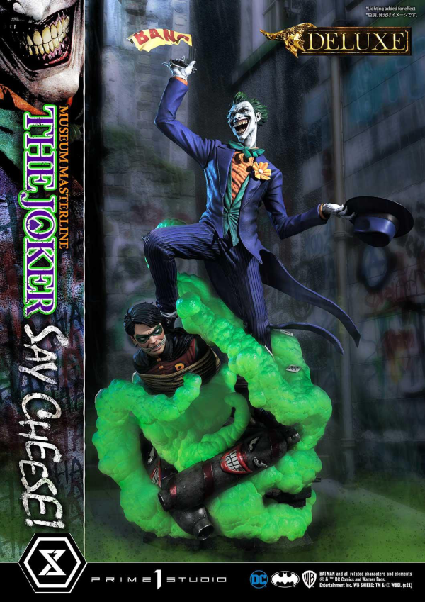 Prime 1 Studio Museum Masterline Batman (Comics) The Joker - Say Cheese DX Bonus Version | 4580708035123