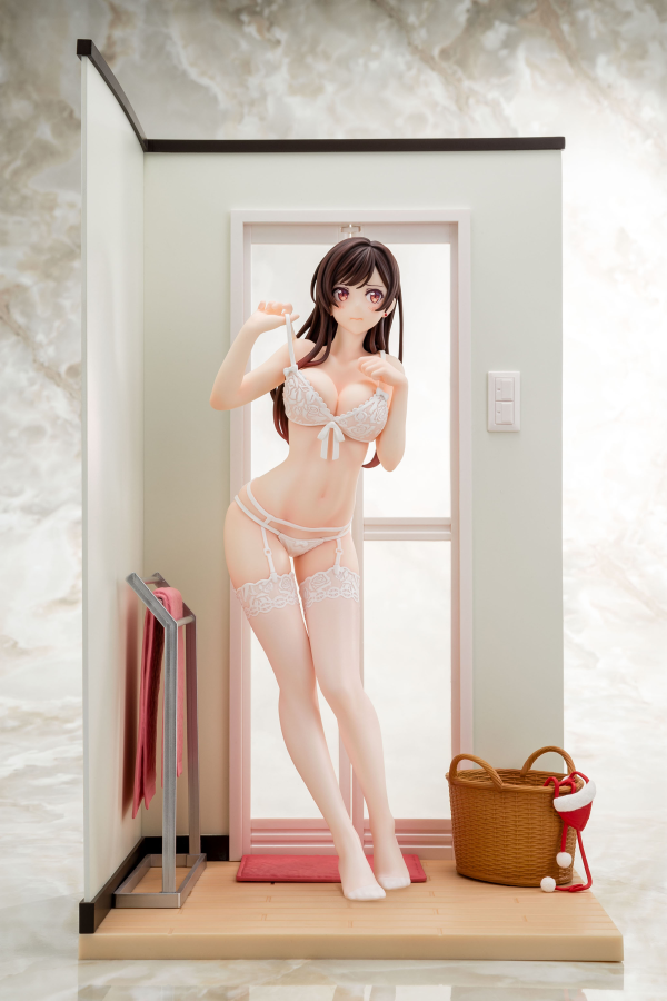 Hakoiri-musume 1/6 scaled pre-painted figure Rent-A-Girlfriend MIZUHARA Chizuru in see-through lingerie figure Angel White Ver. | 4570000500153