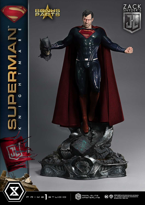 Prime 1 Studio Real Elite Masterline Justice League (Film) Superman Knightmare Color Edition DX Bonus Version(4582647120984)(4582647120984)