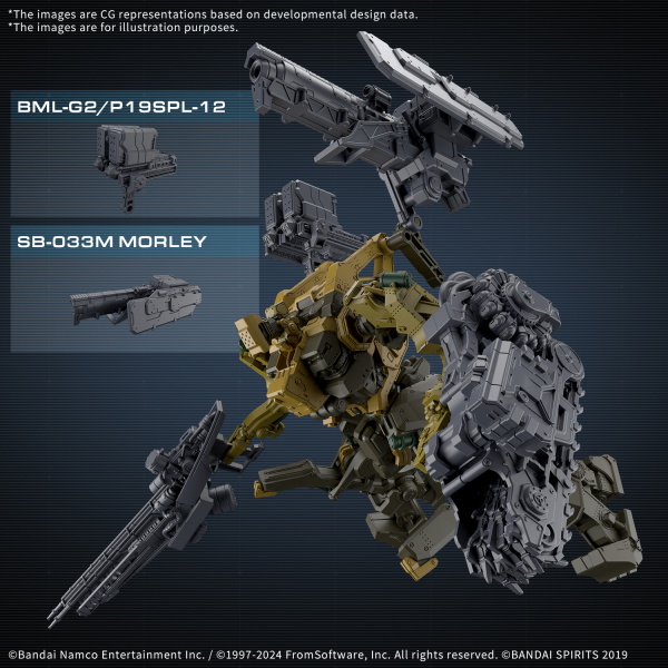 30MM ARMORED CORE Ⅵ FIRES OF RUBICON RaD CC-3000 WRECKER MILK TOOTH | 4573102685759