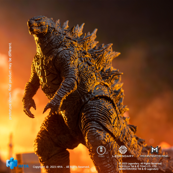 HIYA Toys Exquisite Basic Series: " GODZILLA VS KONG " - Godzilla(Update Version)