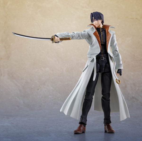 BANDAI Tamashii Aoshi Shinomori "Rurouni Kenshin: Meiji Swordsman Romantic Story", TAMASHII NATIONS S.H.Figuarts | 4573102654823