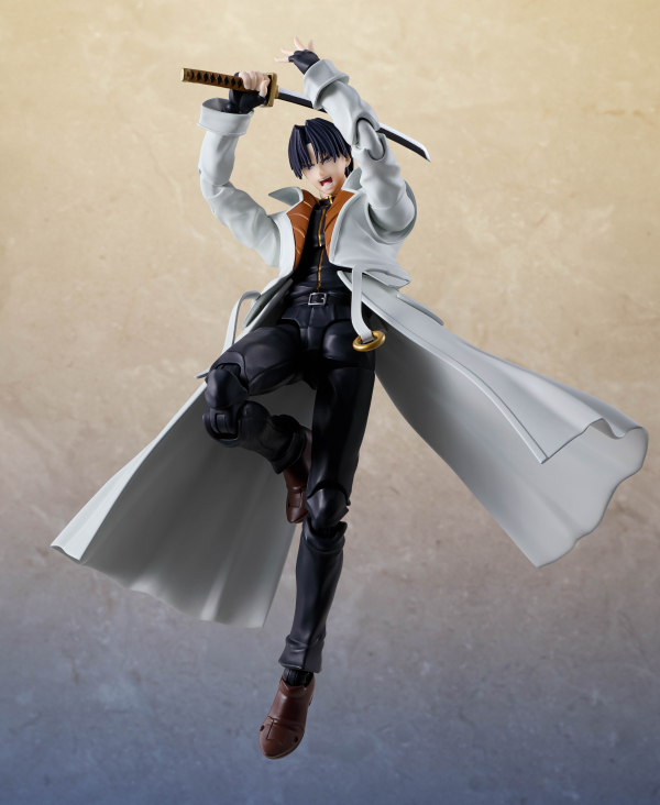 BANDAI Tamashii Aoshi Shinomori "Rurouni Kenshin: Meiji Swordsman Romantic Story", TAMASHII NATIONS S.H.Figuarts