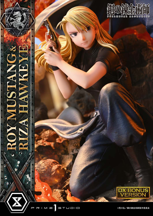 Prime 1 Studio Concept Masterline Fullmetal Alchemist Roy Mustang & Riza Hawkeye DX Bonus Version | 4580708049595