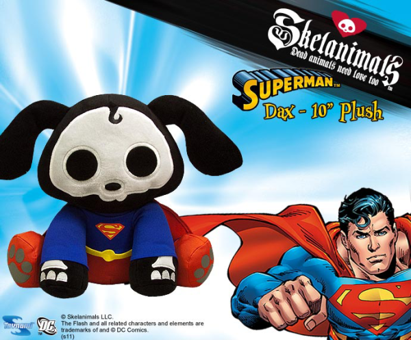 Toynami Skelanimals DC Plush 10 Inch - Superman Dax