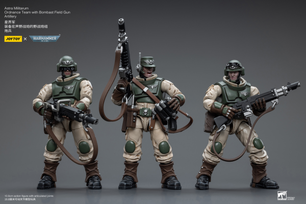 Joy Toy Astra Militarum Ordnance Team with Bombast Field Gun