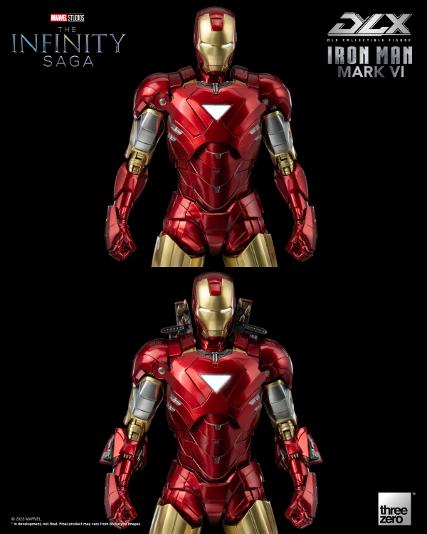 Three Zero Marvel Studios: The Infinity Saga: DLX Iron Man Mark 6