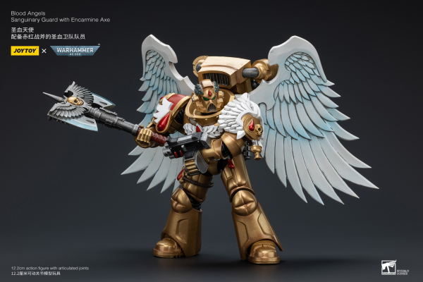 Joy Toy Blood Angels Sanguinary Guard with Encarmine Axe(6973130376250)(6973130376250)