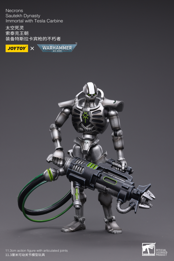 Joy Toy WH40K-Necrons Sautekh Dynasty Immortal with Tesla Carbine