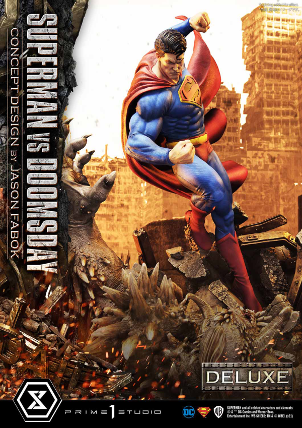 Prime 1 Studio Ultimate Museum Masterline Superman (Comics) Superman VS Doomsday (Concept By Jason Fabok) Deluxe Version(4580708034164)(4580708034164)