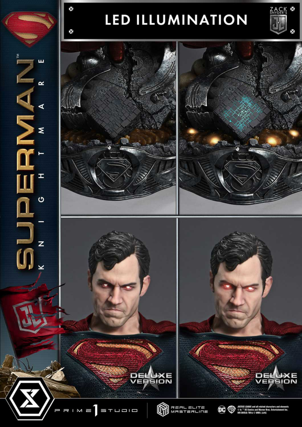 Prime 1 Studio Real Elite Masterline Justice League (Film) Superman Knightmare Color Edition DX Bonus Version(4582647120984)(4582647120984)