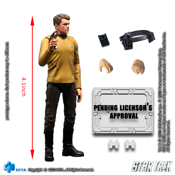 HIYA Toys Exquisite Mini Series 1/18 Scale STAR TREK 2009 Chekov