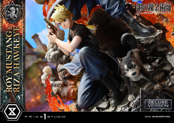 Prime 1 Studio Concept Masterline Fullmetal Alchemist Roy Mustang & Riza Hawkeye DX Bonus Version | 4580708049595