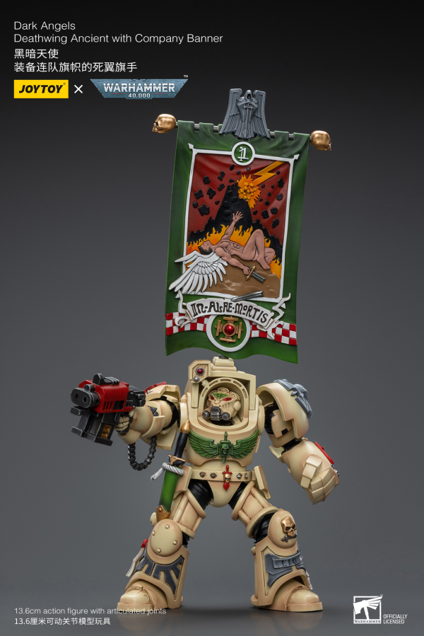 Joy Toy Dark Angels Deathwing Ancient with Company Banner