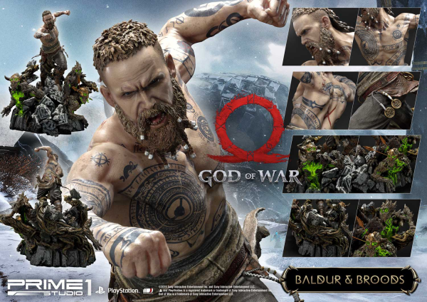 Prime 1 Studio Ultimate Premium Masterline God Of War Baldur & Broods(4562471902468)(4562471902468)