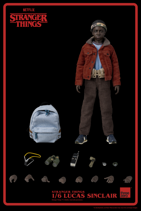 STRANGER THINGS LUCAS SINCLAIR 1/6 SCALE FIG