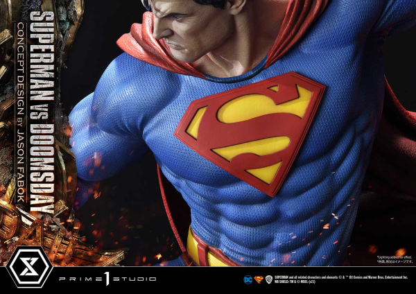 Prime 1 Studio Ultimate Museum Masterline Superman (Comics) Superman VS Doomsday (Concept By Jason Fabok)(4580708034157)(4580708034157)