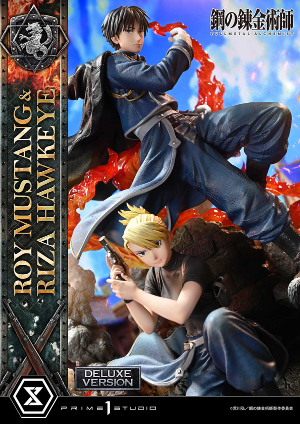 Prime 1 Studio Concept Masterline Fullmetal Alchemist Roy Mustang & Riza Hawkeye DX Bonus Version | 4580708049595