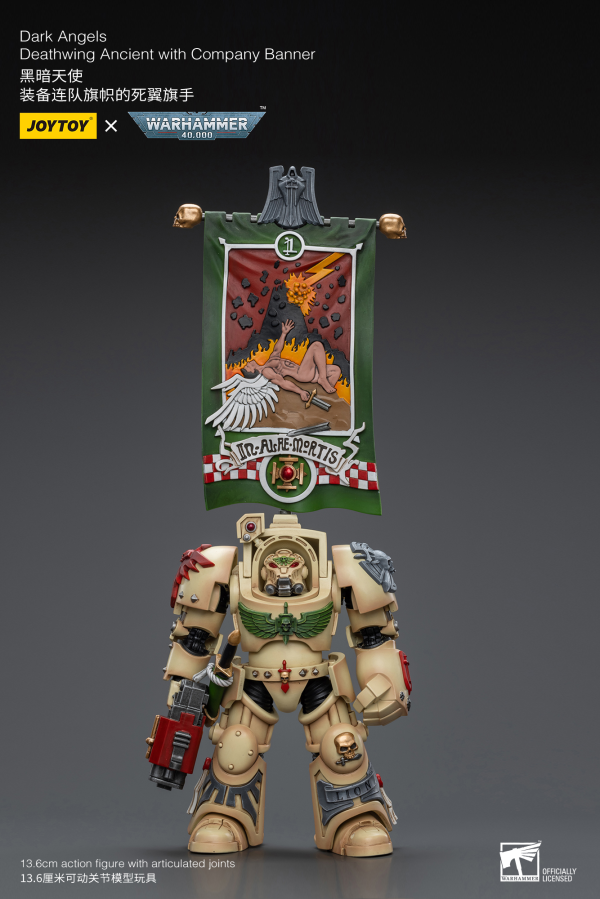 Joy Toy Dark Angels Deathwing Ancient with Company Banner