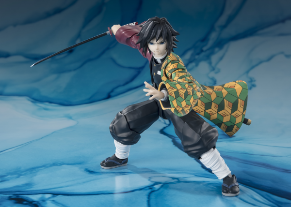 BANDAI Tamashii GIYU TOMIOKA "Demon Slayer: Kimetsu no Yaiba", TAMASHII NATIONS S.H.Figuarts