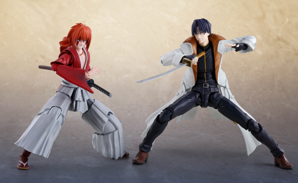 BANDAI Tamashii Aoshi Shinomori "Rurouni Kenshin: Meiji Swordsman Romantic Story", TAMASHII NATIONS S.H.Figuarts