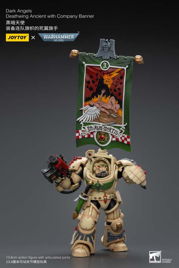 Joy Toy Dark Angels Deathwing Ancient with Company Banner