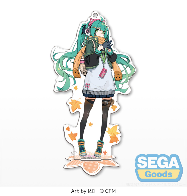 SEGA "Hatsune Miku" Autumn Outing Acrylic Stand Key Chain (QIUZHANG Ver.) | 4580779541592