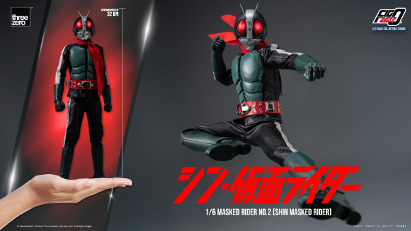 threezero FigZero 1/6 Masked Rider No.2 (SHIN MASKED RIDER)(4895250807969)(4895250807969)