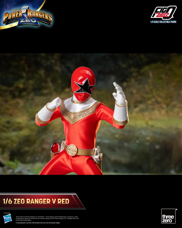 Three Zero Power Rangers Zeo - FigZero 1/6 Zeo Ranger V Red