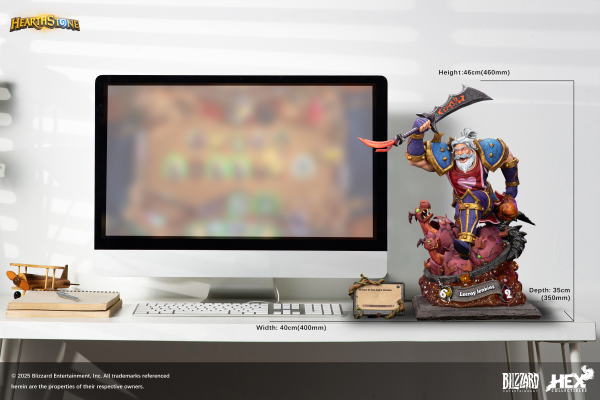 HEX Collectibles Blizzard Hearthstone® Leeroy Jenkins 1/6 Scale Premium Statue(6978082550116)(6978082550116)