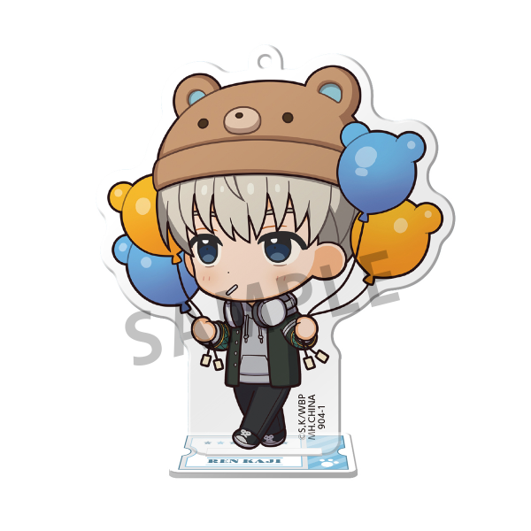 MegaHouse Tokotoko Acrylic Stand WIND BREAKER in theme park