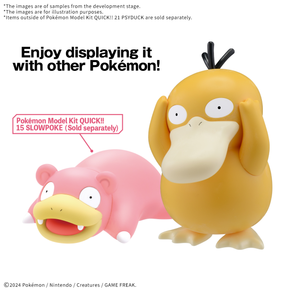 BANDAI Hobby Pokémon Model Kit QUICK 21 PSYDUCK | 4573102674098