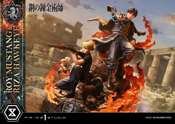 Prime 1 Studio Concept Masterline Fullmetal Alchemist Roy Mustang & Riza Hawkeye DX Bonus Version | 4580708049595