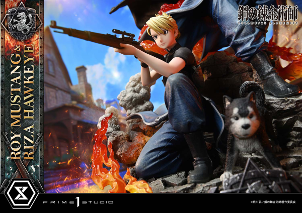 Prime 1 Studio Concept Masterline Fullmetal Alchemist Roy Mustang & Riza Hawkeye DX Bonus Version | 4580708049595