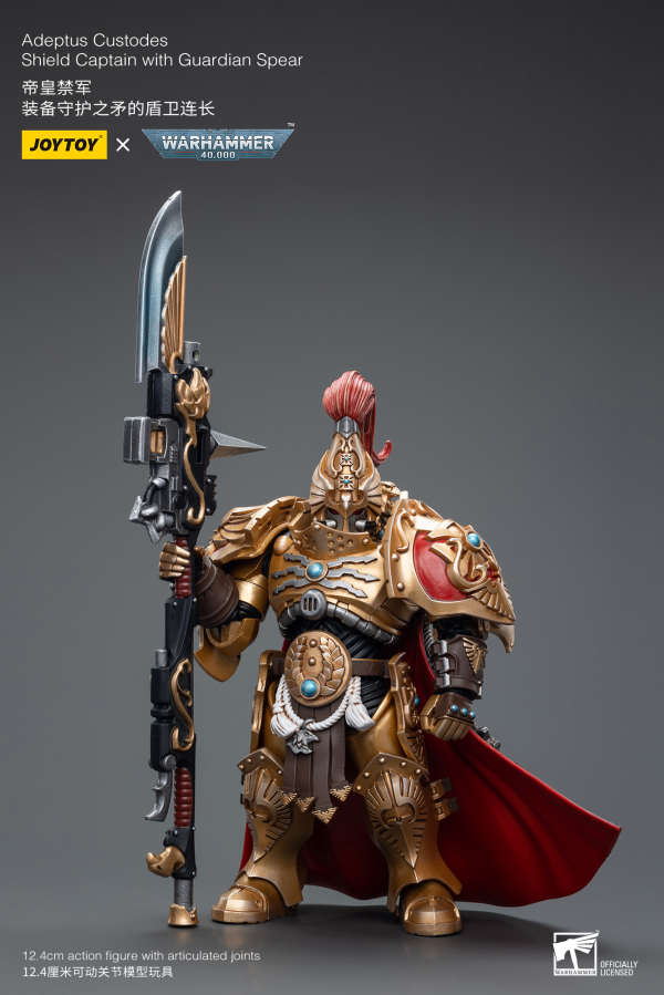 Joy Toy Adeptus Custodes Shield Captain with Guardian Spear