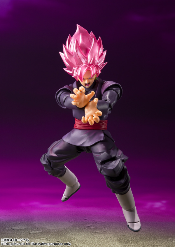 BANDAI Tamashii (Reissue) GOKU BLACK－SUPER SAIYAN ROSE- "DRAGON BALL SUPER", TAMASHII NATIONS S.H.Figuarts