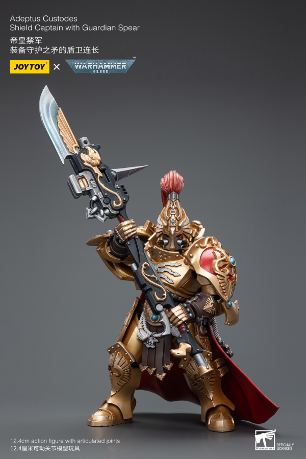 Joy Toy Adeptus Custodes Shield Captain with Guardian Spear