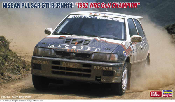 Hasegawa 1/24  NISSAN PULSAR GTI-R (RNN14) "1992 WRC Gr.N CHAMPION"(4967834206762)(4967834206762)