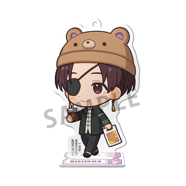 MegaHouse Tokotoko Acrylic Stand WIND BREAKER in theme park