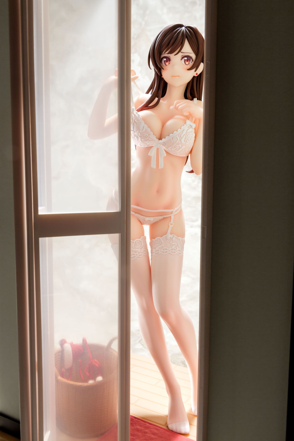 Hakoiri-musume 1/6 scaled pre-painted figure Rent-A-Girlfriend MIZUHARA Chizuru in see-through lingerie figure Angel White Ver. | 4570000500153